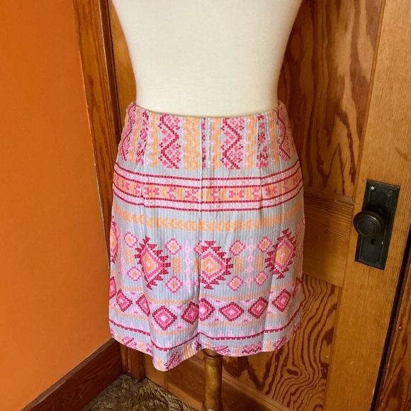 Savannah Jane NWT Bright Southwest Mini Skirt - Picture 9 of 10